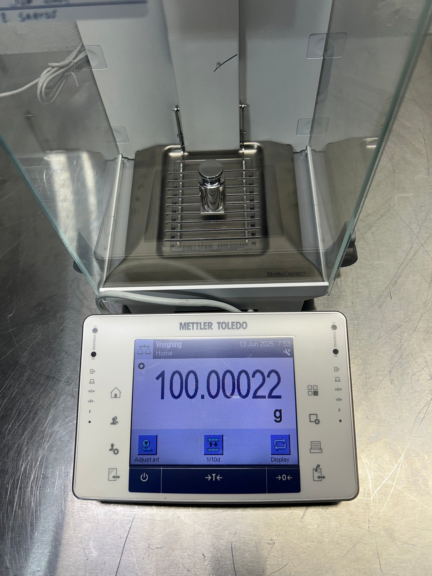 Mettler Toledo XPE105 Analytical Balance Readability 0.01 mg