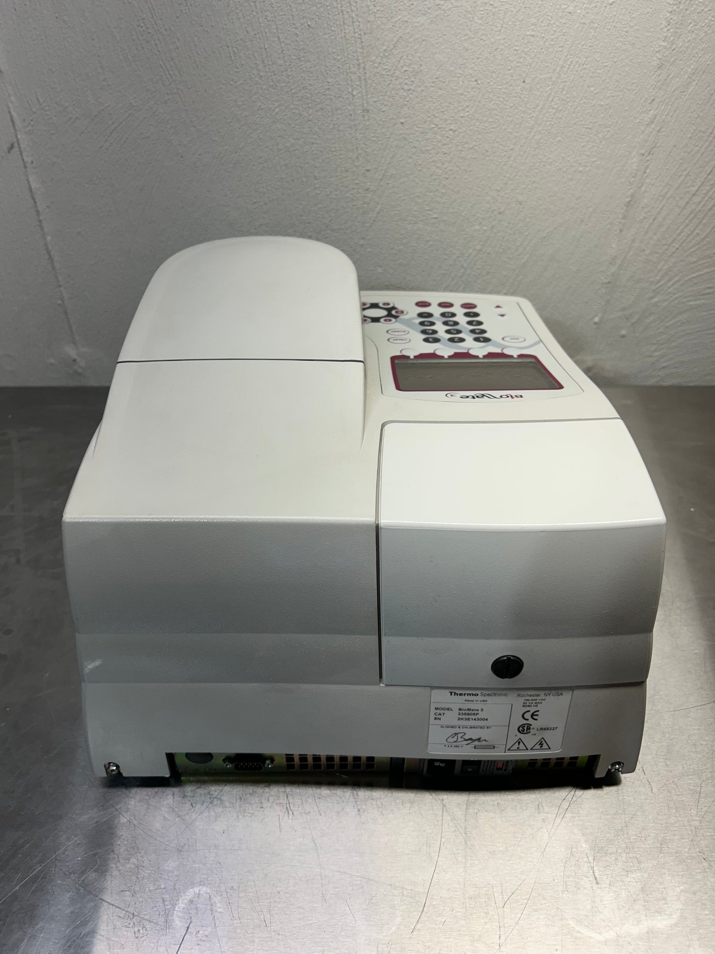 Thermo Scientific BioMate 3 Spectrophotometer 6 positions