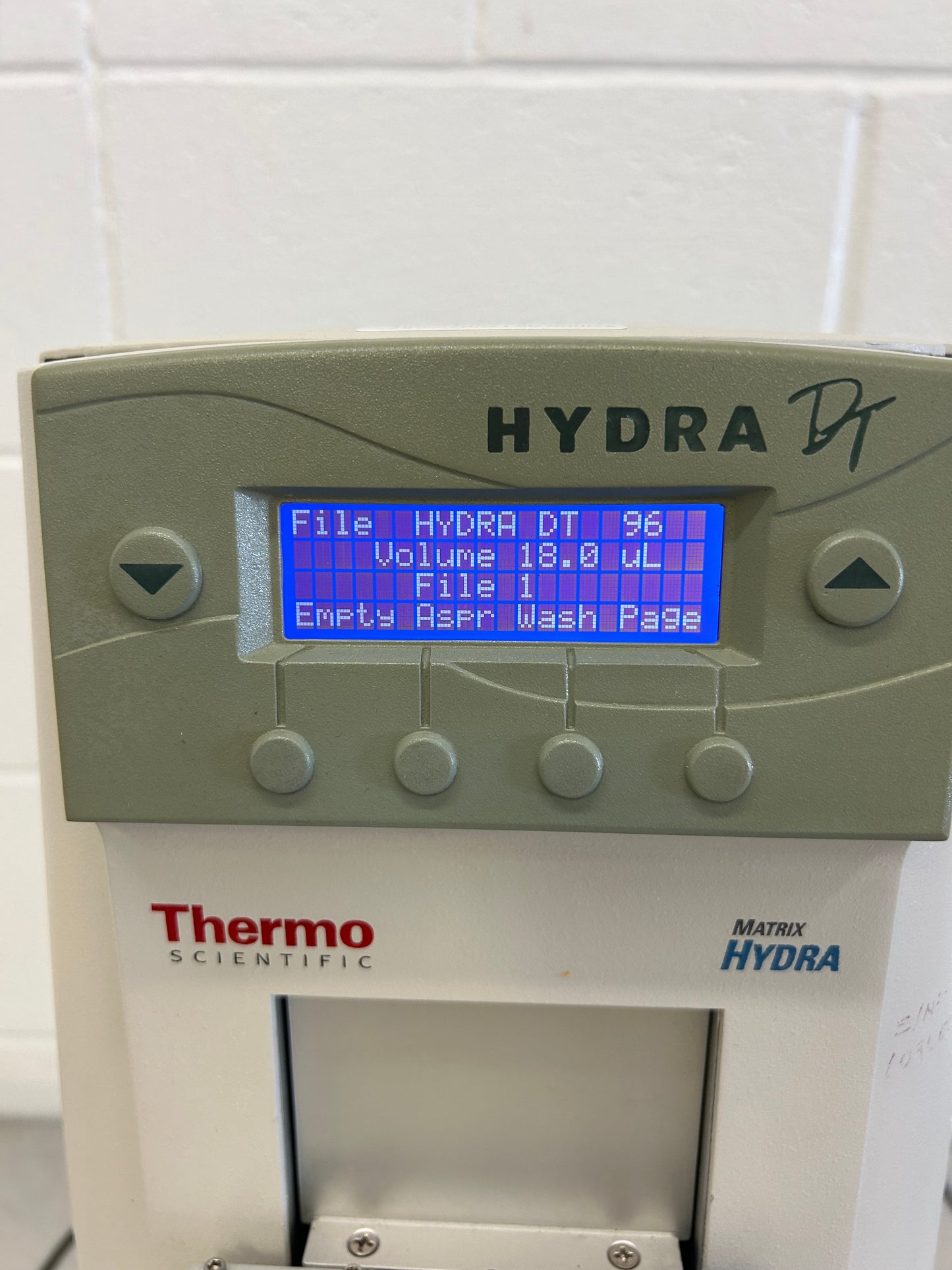 Thermo Matrix Hydra DT benchtop liquid handler