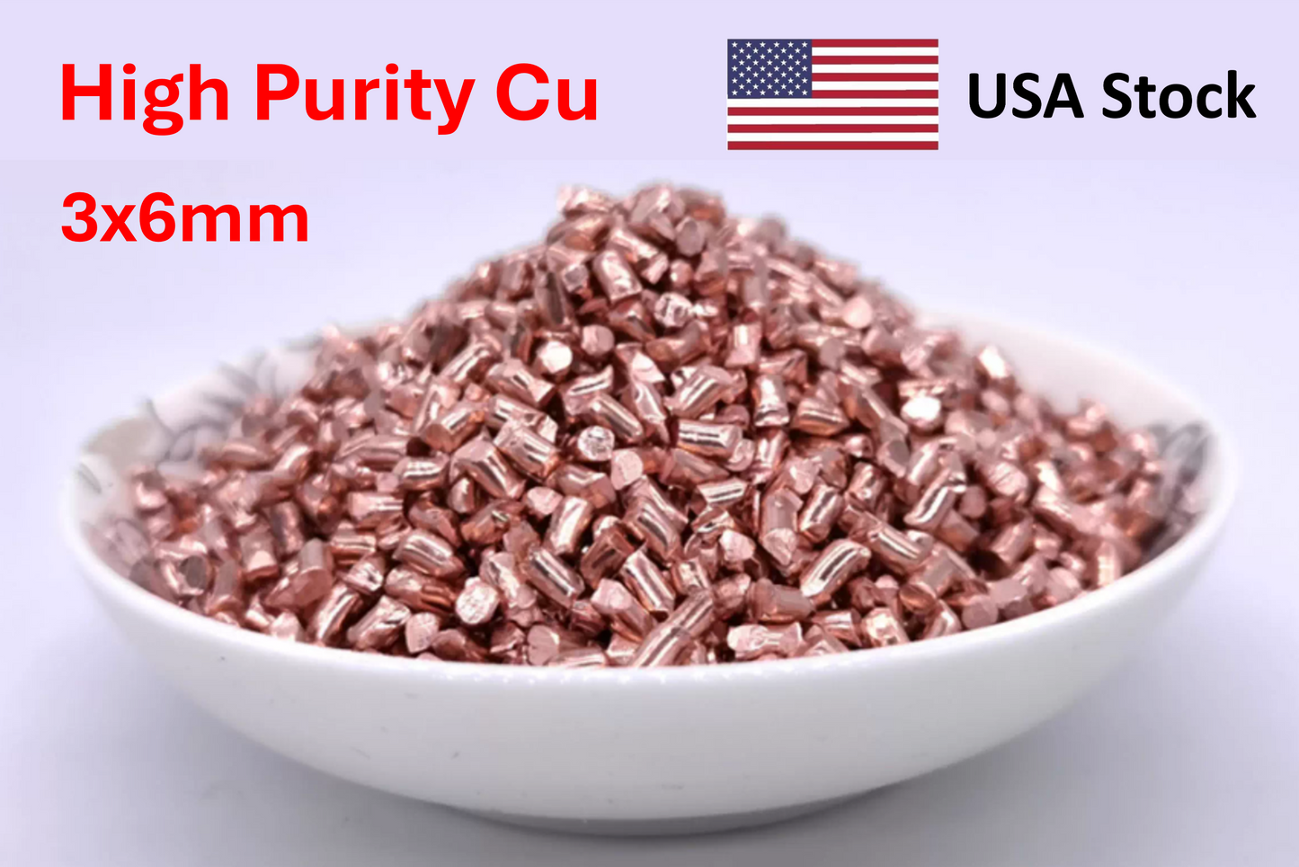 High Purity Copper Granule 4N and 5N Evaporation Material 100g