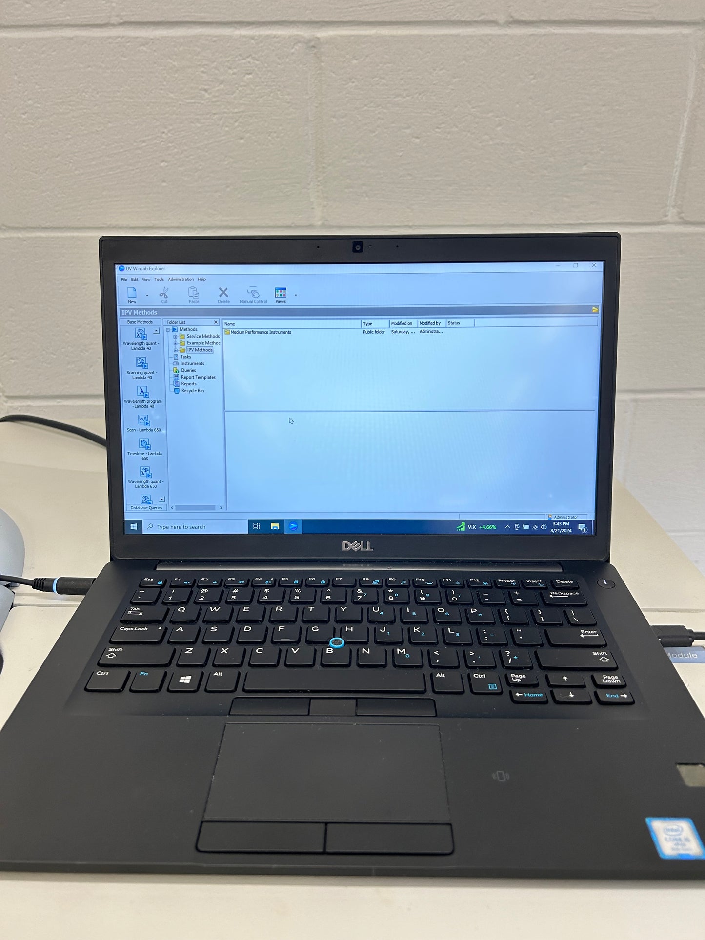 Laptop for Perkin Elmer Lambda 650 High-Performance UV-Vis Spectrophotometer