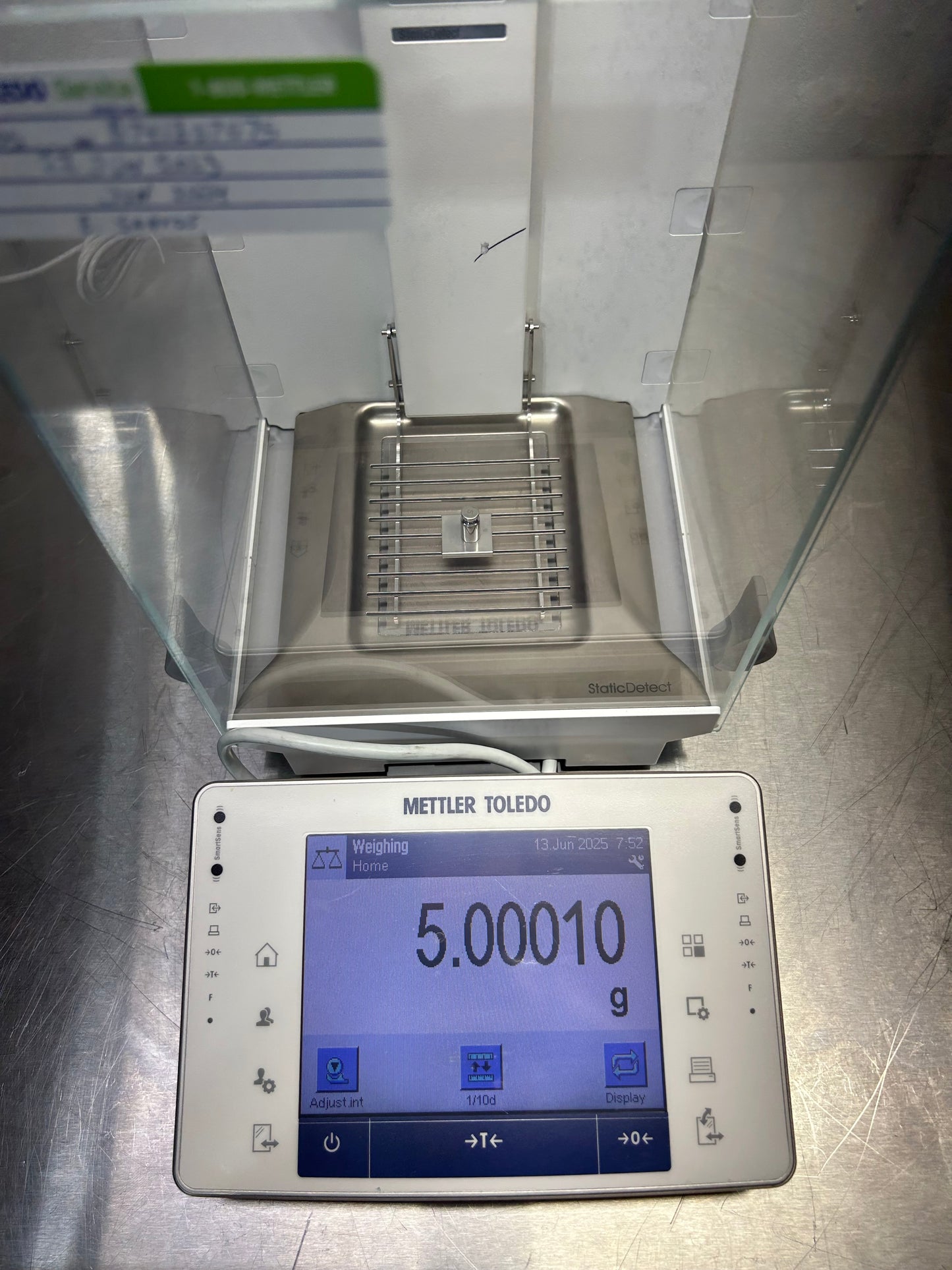 Mettler Toledo XPE105 Analytical Balance Readability 0.01 mg