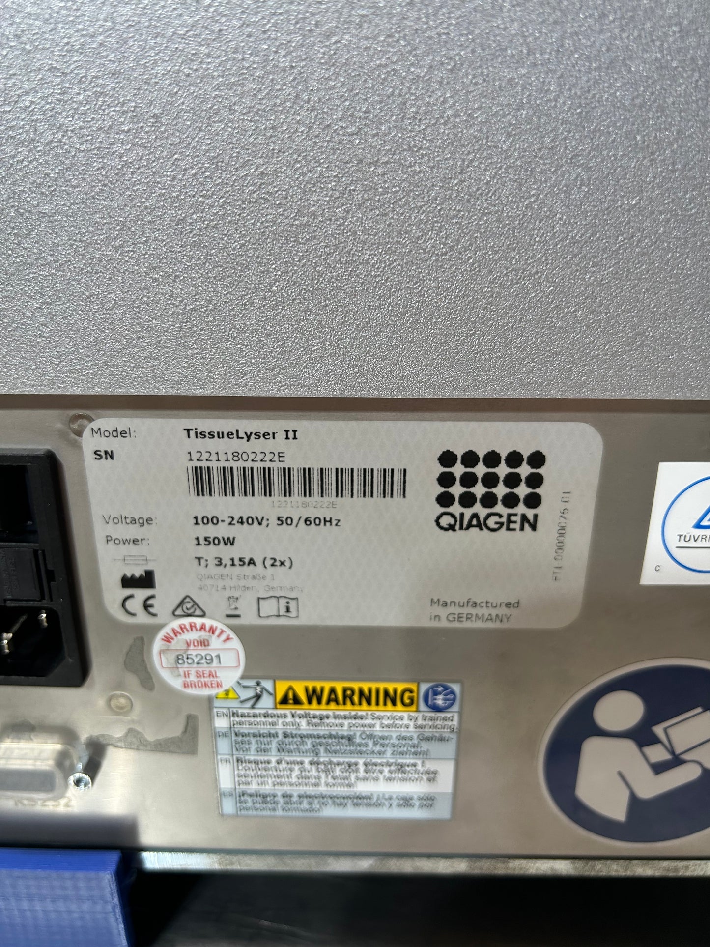 Retsch Qiagen Tissuelyser II Sample Disruptor MM400