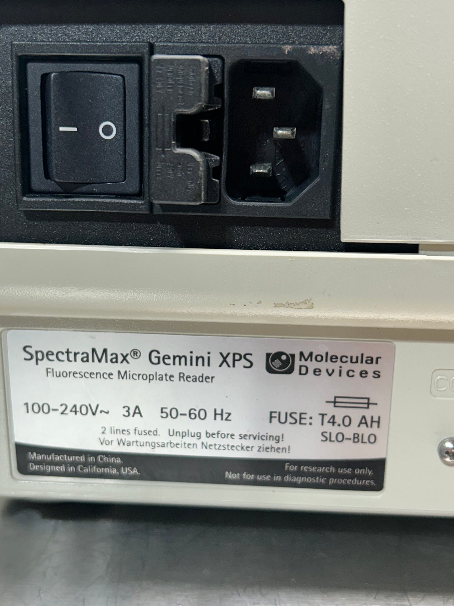 Molecular Devices SpectraMax Gemini XPS Microplate Reader w/software