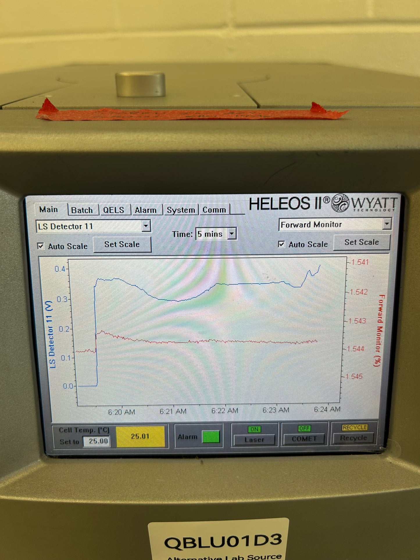 Wyatt Tech WH2-03 Dawn Heleos-II Multi-Angle Light Scattering (MALS) Photometer