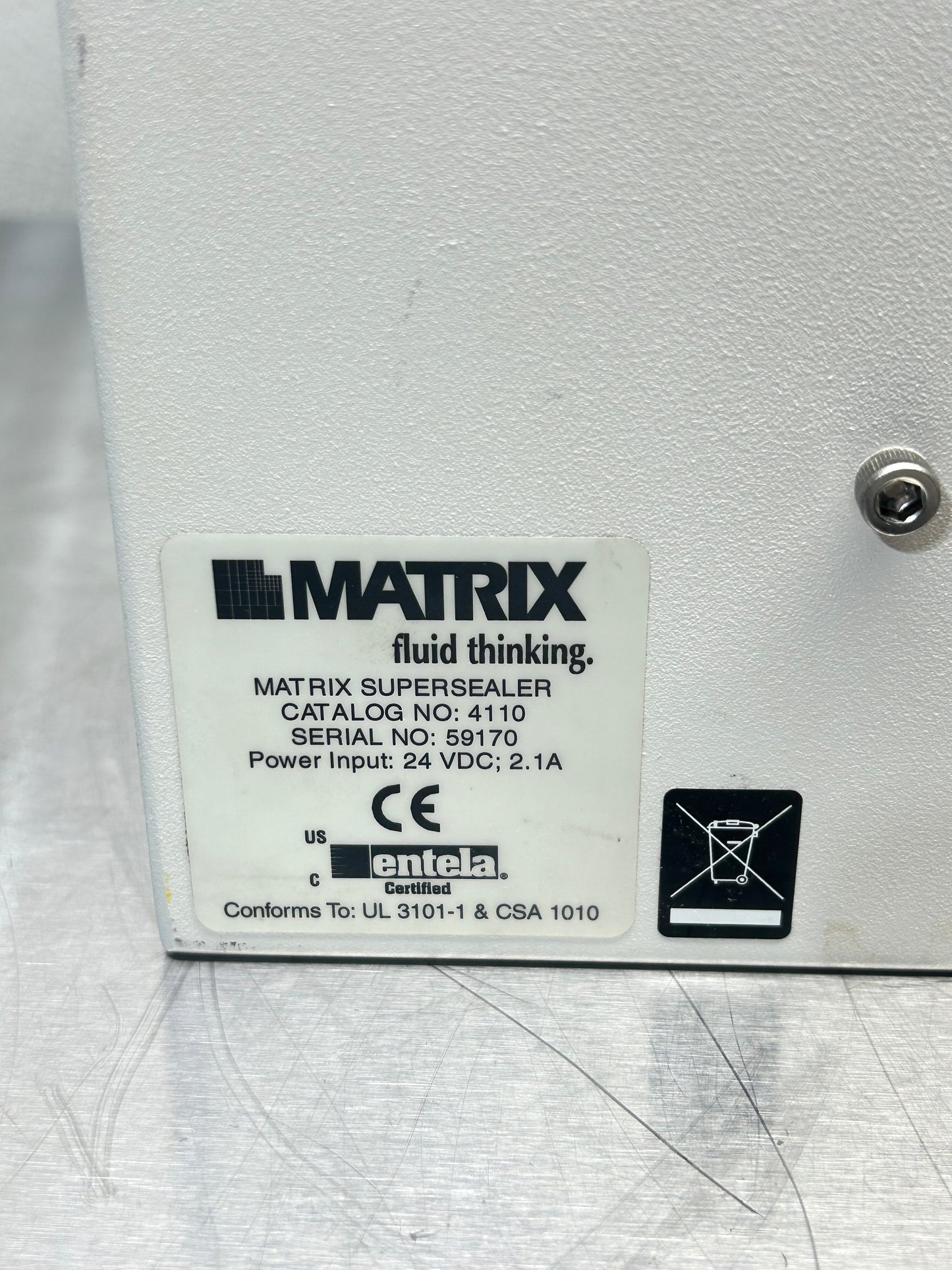 Matrix SuperSealer Microplate Block Tube Sealer