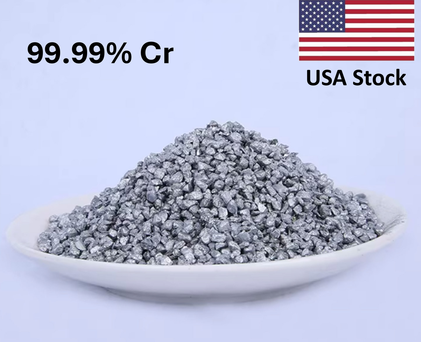 High Purity Chromium Granule Cr 99.99% Research Grade