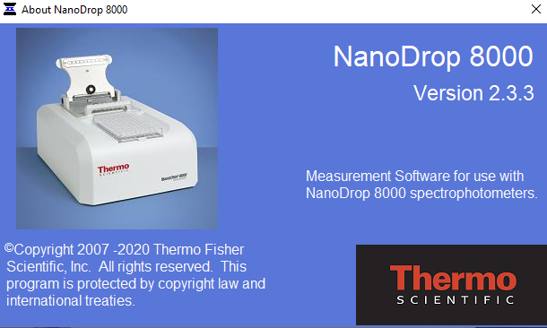 Thermo Scientific NanoDrop 8000 UV-VIs Spectrophotometer