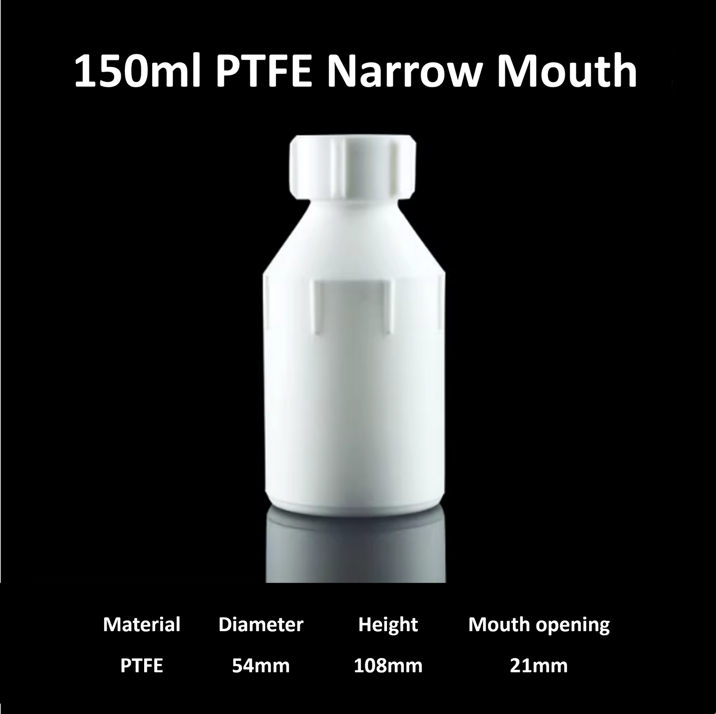 Narrow-Mouth PTFE Bottles