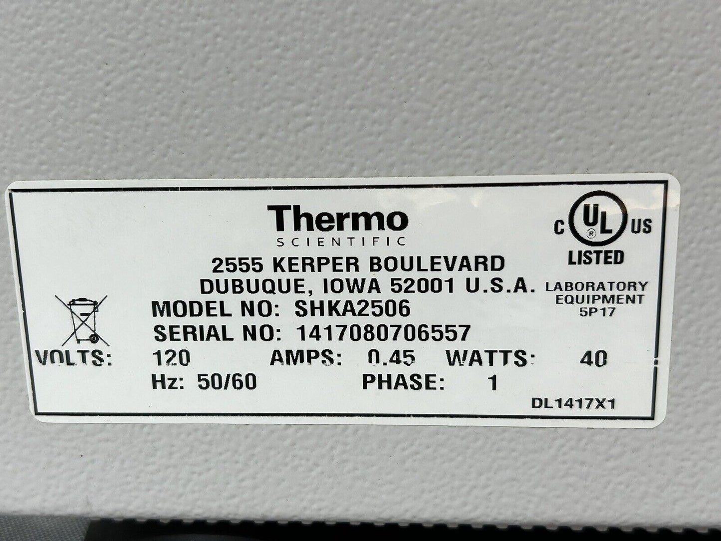 THERMO MAXQ 2000 DIGITAL ORBITAL SHAKER Unit 2