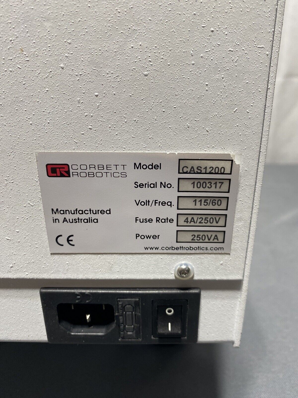 Corbett CAS-1200 Automated Real-Time Quantitative PCR Preparation Liquid Handler