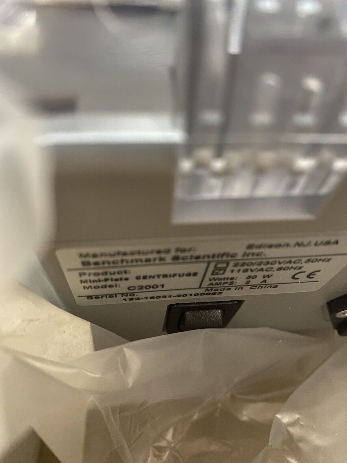 VWR Mini-plate Centrifuge C2001