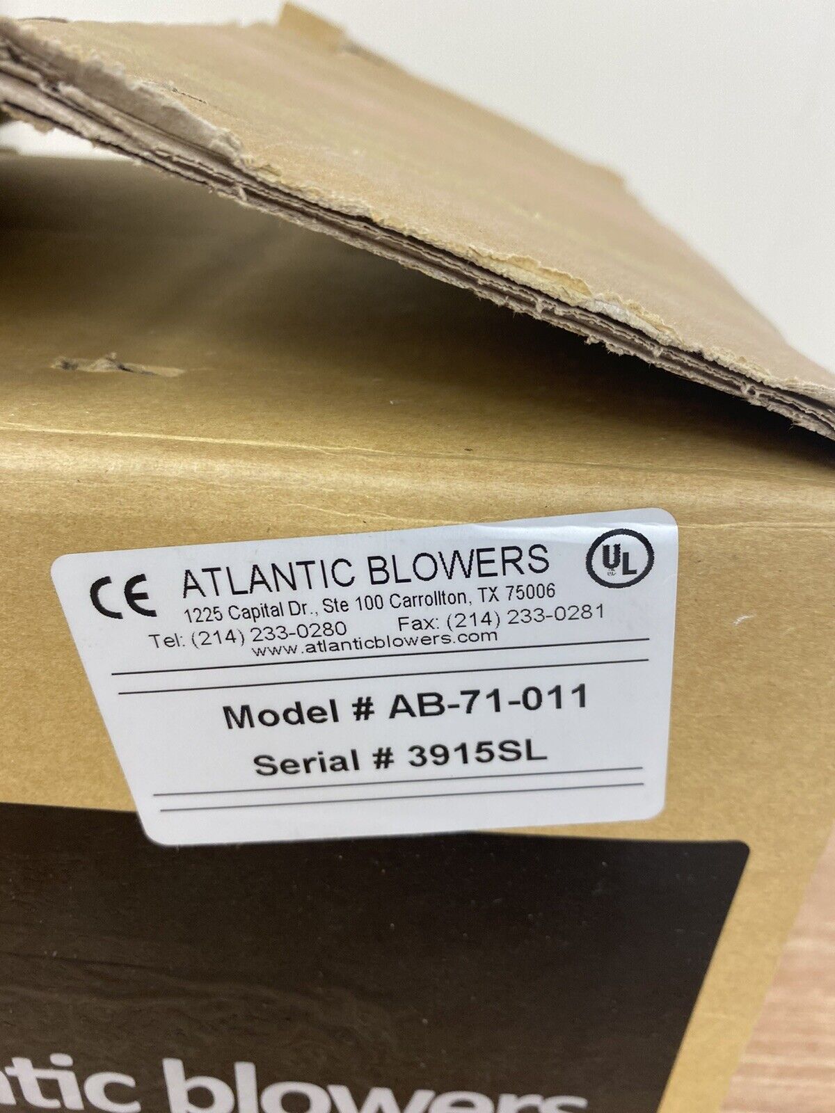 Atlantic Blowers AB-71-011