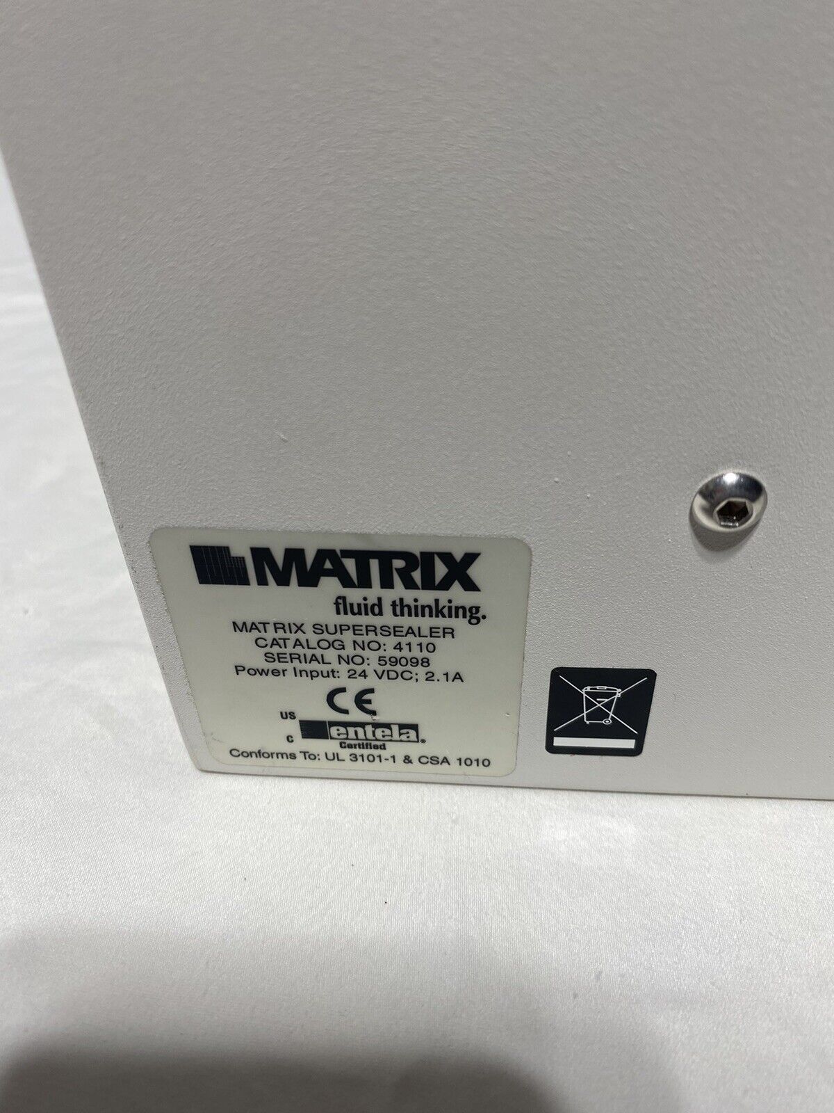 Matrix SuperSealer for Flexible Mat Microplate Sealing