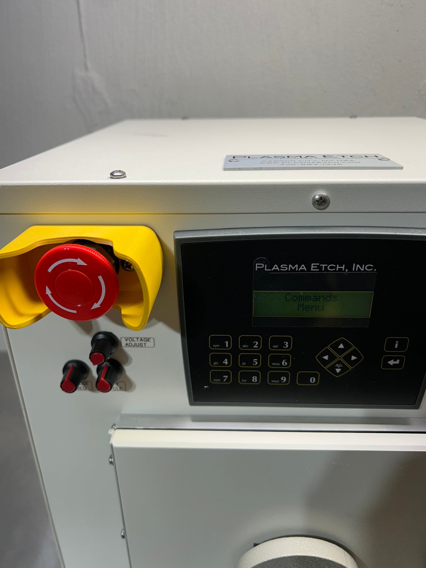 Plasma Etch PE-50-LF Plasma Etcher with vacuum pump