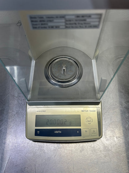 Mettler Toledo AB104-S/FACT Analytical Balance 0.1mg Readability