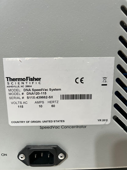 Thermo Scientific Savant SpeedVac DNA120 Vacuum Concentrator with RD36 Rotor Unit 2