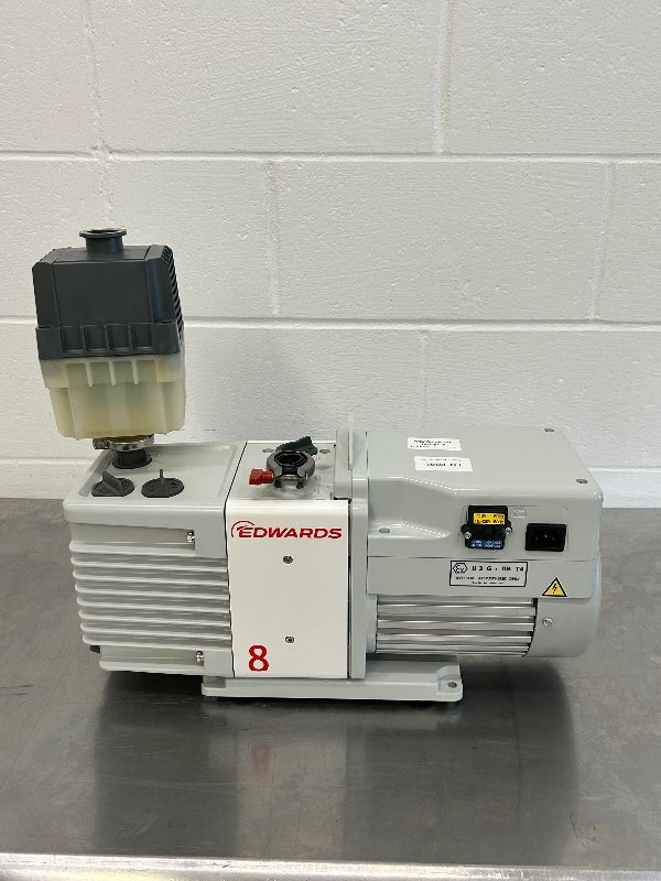 Edwards RV8 Rotary Vane Vacuum Pump with oil mist filter