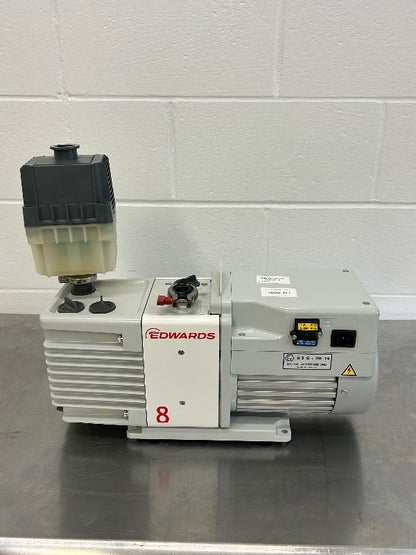 Edwards RV8 Rotary Vane Vacuum Pump with oil mist filter