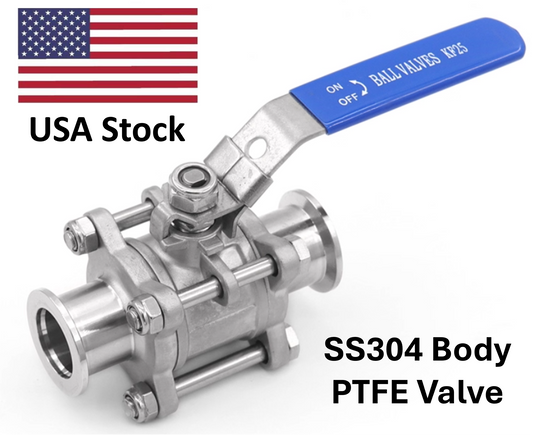 304 Stainless Steel  High Vacuum Manual Ball Valve KF 16 25 40 50