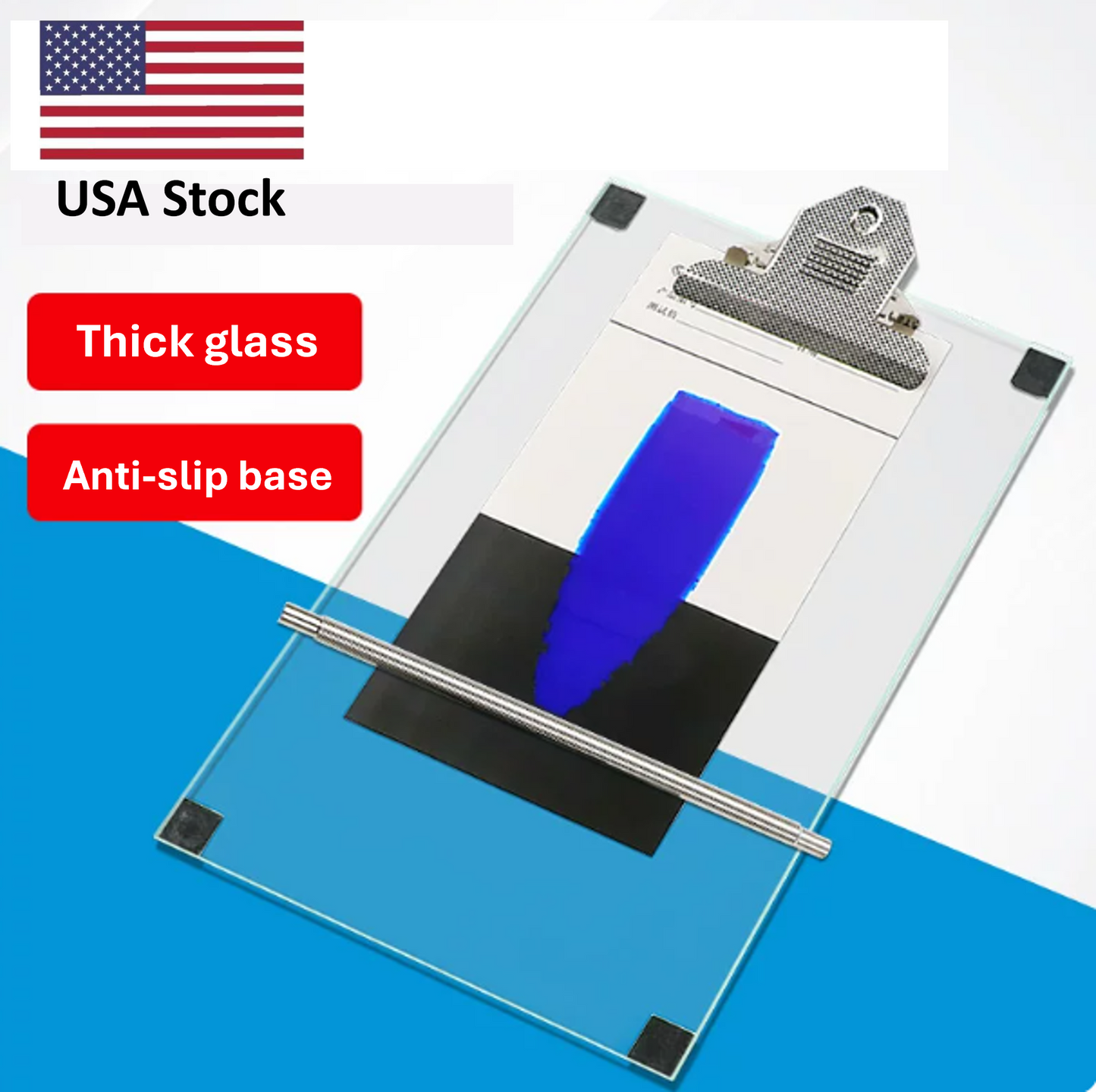 Laboratory Glass Slurry Coating Platform Film Application Doctor Blade Tape Casting
