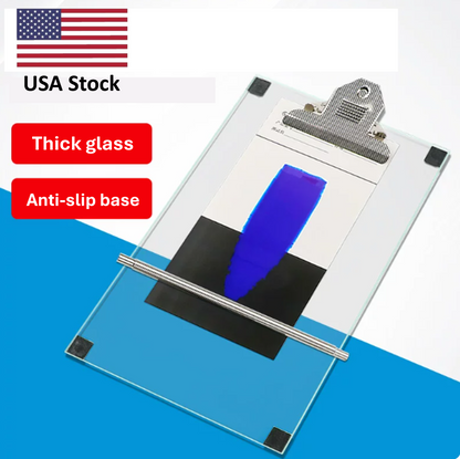 Laboratory Glass Slurry Coating Platform Film Application Doctor Blade Tape Casting