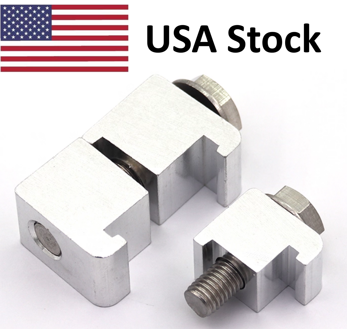 Pack of ISO Vacuum Type C Clamp Flange Bolts Aluminum Alloy double head M8 M10