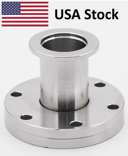 Conflat CF to KF flange reducer converter for vacuum system