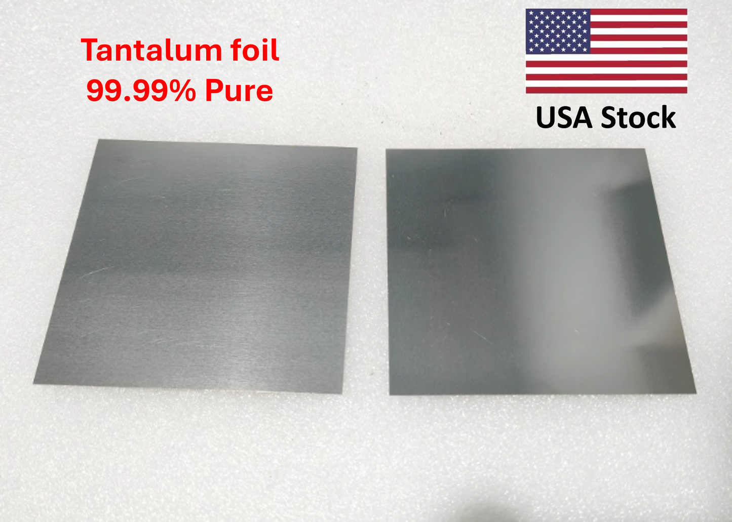 High Purity Tantalum Foil Ta Research Grade 99.99% 100x100mm