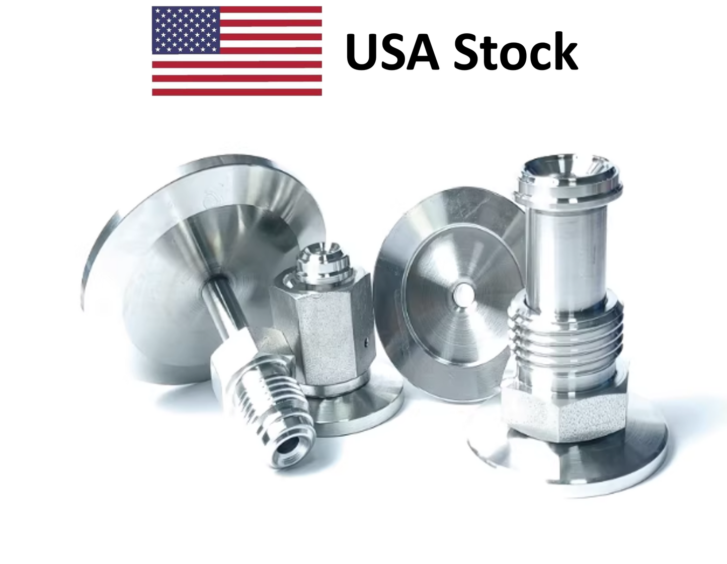 KF16 KF25 KF40 Flange to VCR 1/4 1/2 Male Female Adapter
