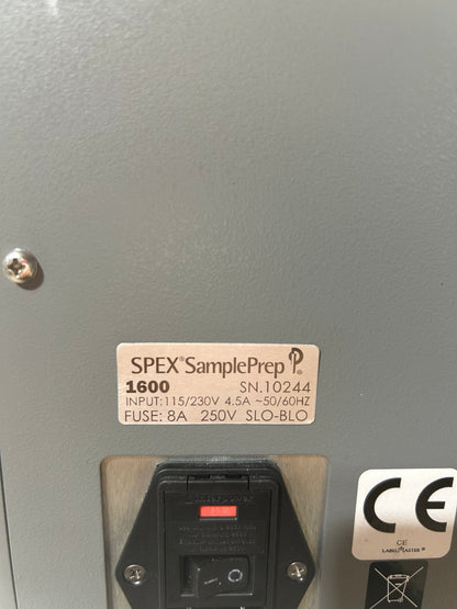 SPEX SamplePrep 1600 MiniG Tissue Homogenizer and Cell Lyser