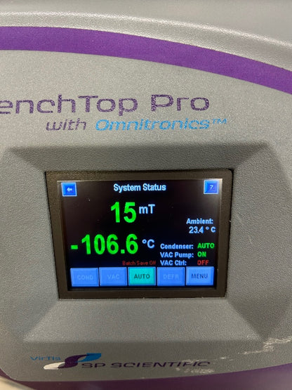 SP Scientific Benchtop Pro Freeze Dryer System -105°C DOM2018 See Video