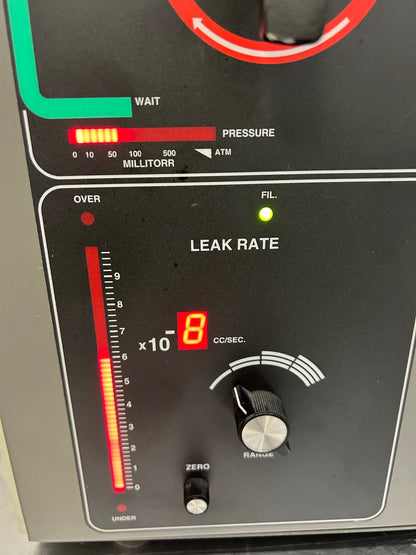 Varian 938-41 Helium Leak Detector with Turbo Pump Working See Video