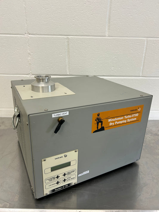 Varian Minuteman Turbo-V70D Dry Pumping System