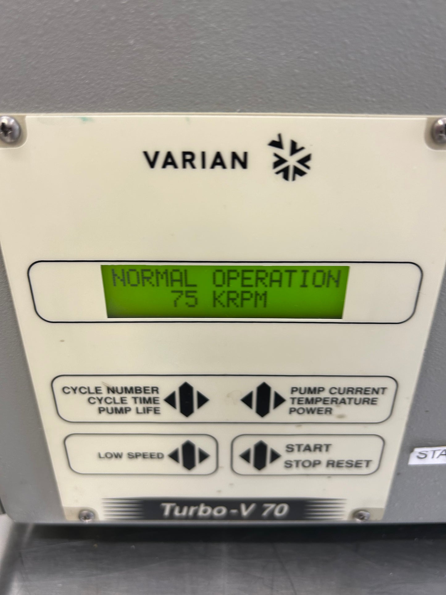 Varian Minuteman Turbo-V70D Dry Pumping System