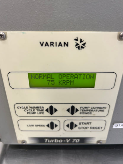 Varian Minuteman Turbo-V70D Dry Pumping System