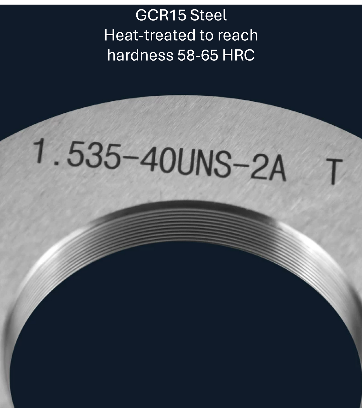 Optical Thread Ring Gauge 0.535-40 (SM0.5) to 2.035-40 (SM2)