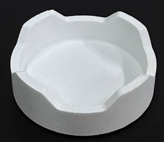 Dental Zirconia Sintering Tray Crucible With Cover 100mm OD