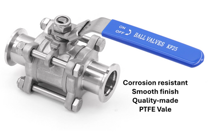 304 Stainless Steel  High Vacuum Manual Ball Valve KF 16 25 40 50