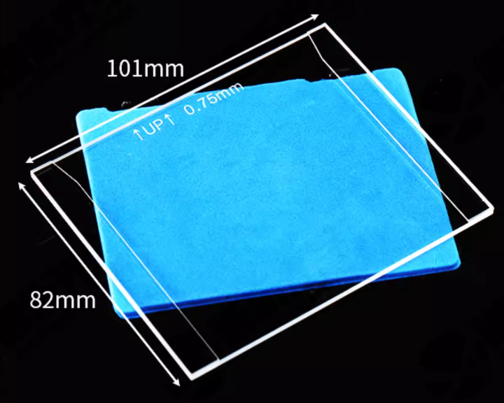Electrophoresis Glass Spacer Plate and Short Plate 5 Slides