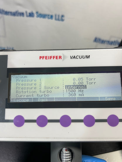 Pfeiffer QualyTest HLT265 Helium Leak Detector Working See Video
