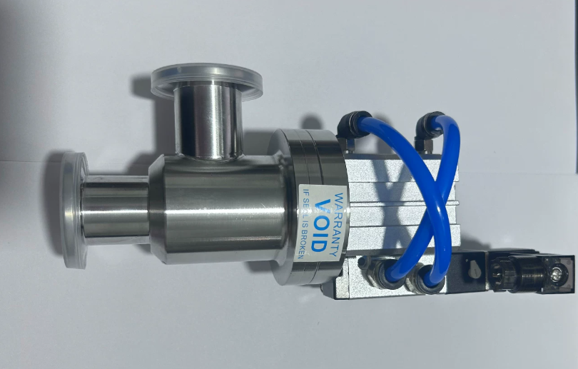 KF Right Angle Pneumatic Vacuum Valve SS304 24V KF16 KF25 KF40