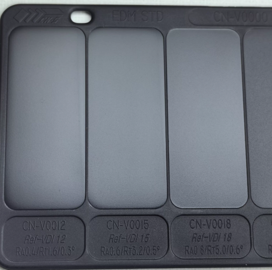 VDI3400 Surface Roughness Comparator 12 Reference EDM ABS