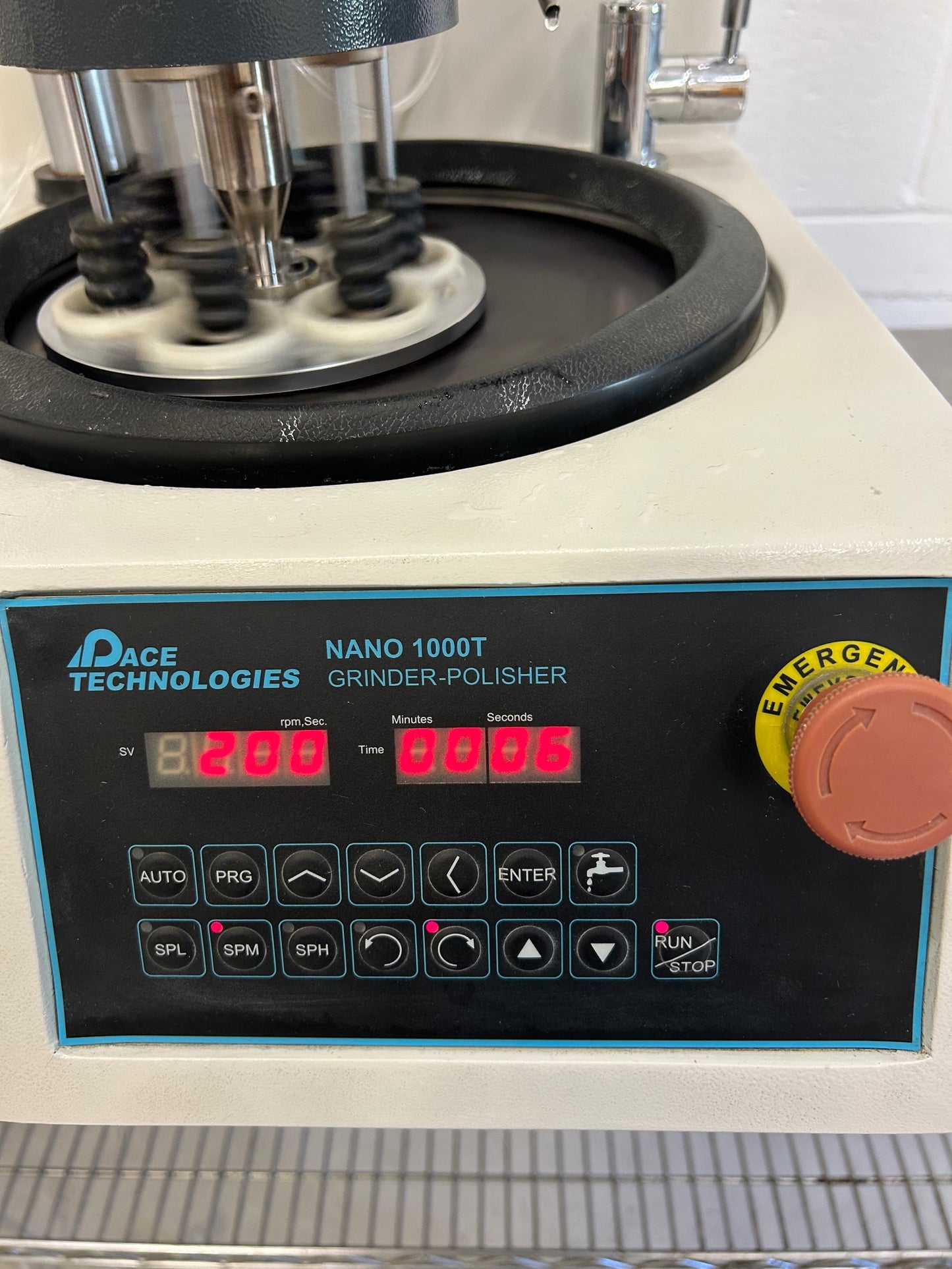 Pace Technologies Nano 1000T Polisher with Femto 1100 Polishing Head 10 inch
