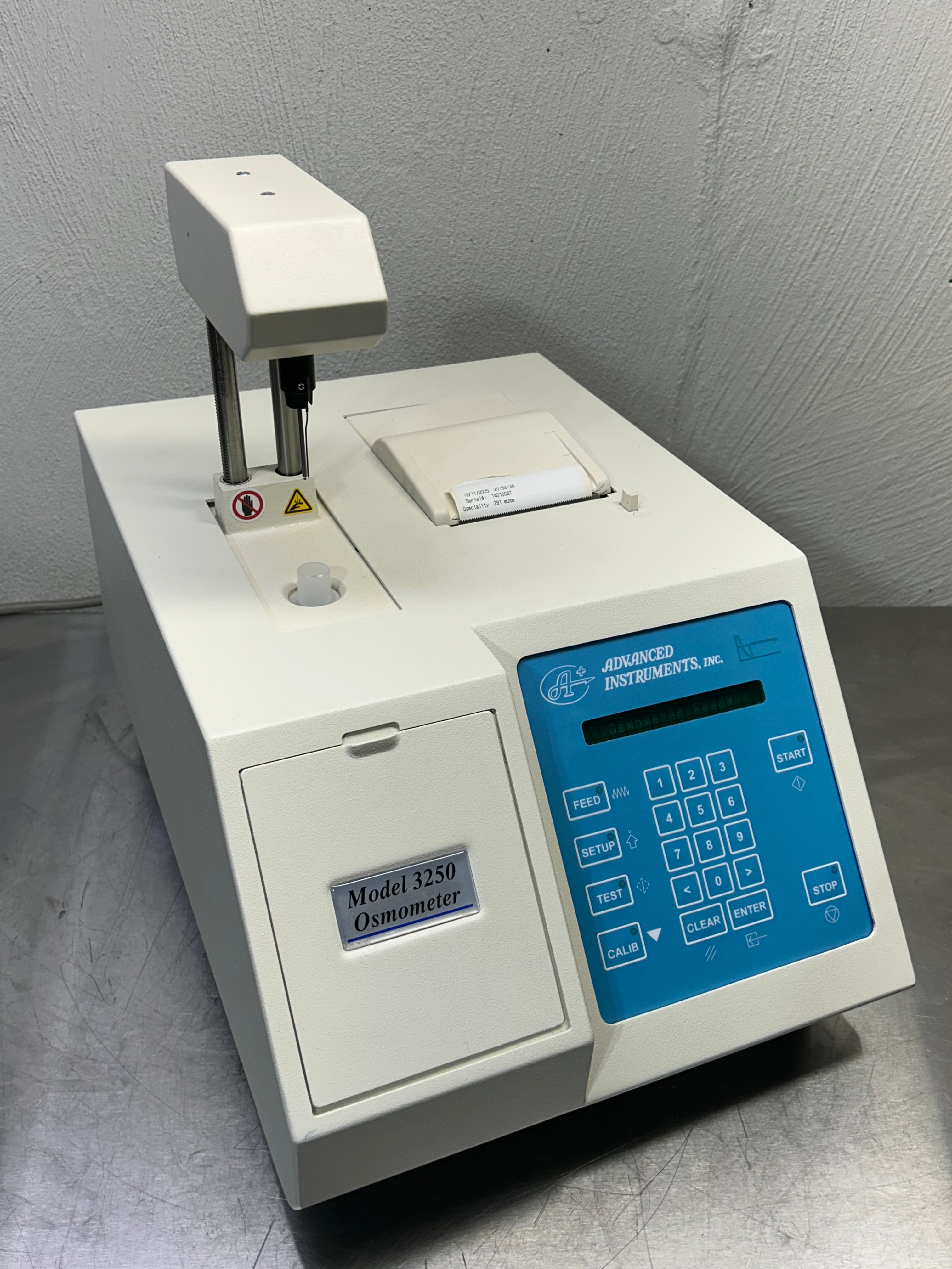 Advanced Instruments Model 3250 Single-Sample Osmometer Calibrated ...