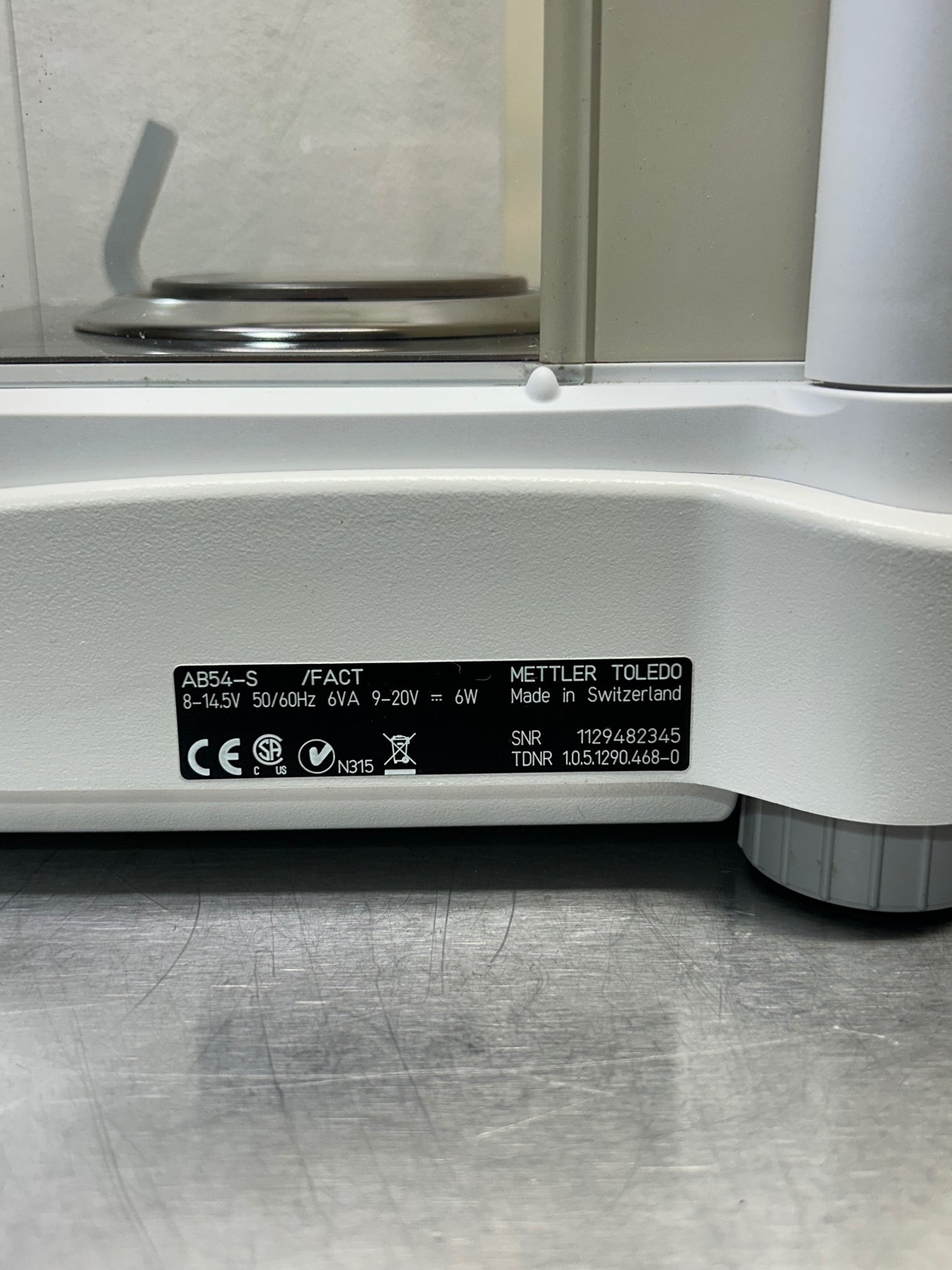 Mettler Toledo AB54-S /FACT Analytical Balance Readability 0.1mg