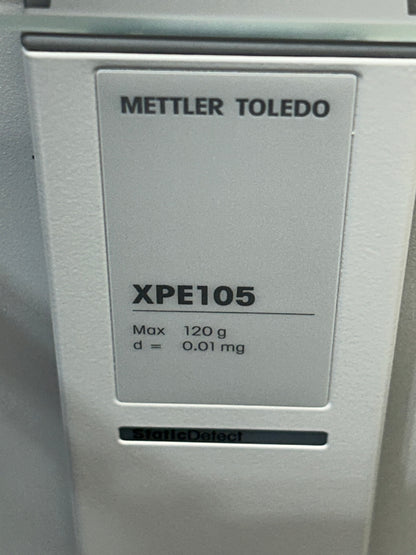 Mettler Toledo XPE105 Analytical Balance Readability 0.01 mg