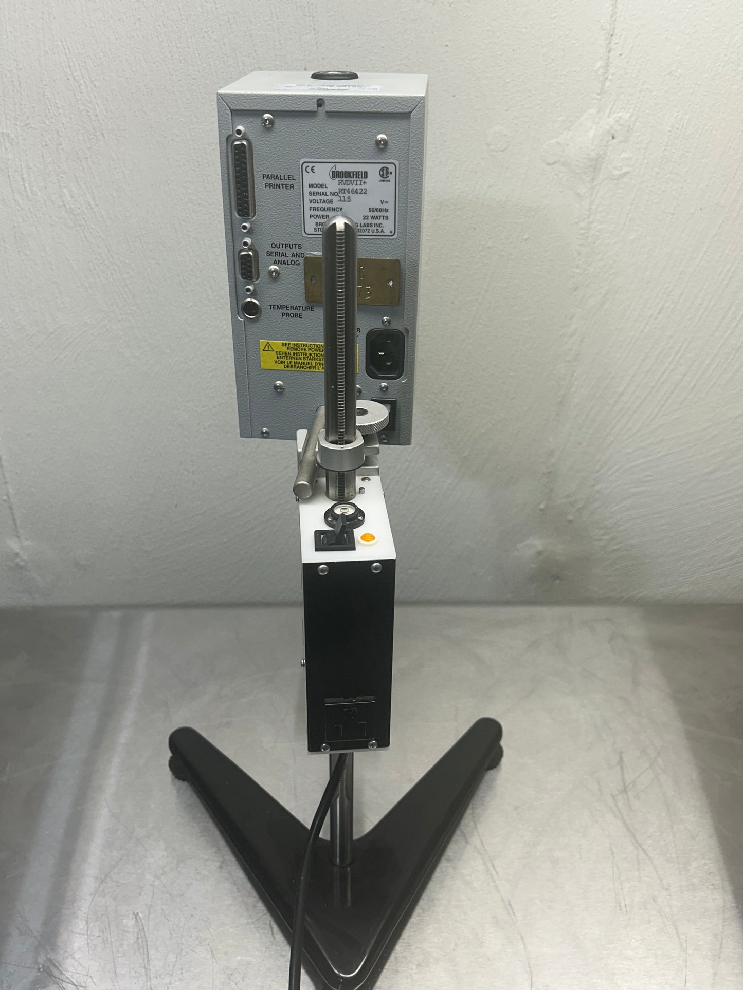 BROOKFIELD RVDVII+ Digital Viscometer with Helipath Stand