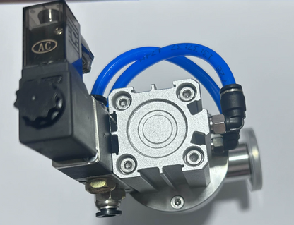 KF Right Angle Pneumatic Vacuum Valve SS304 24V KF16 KF25 KF40