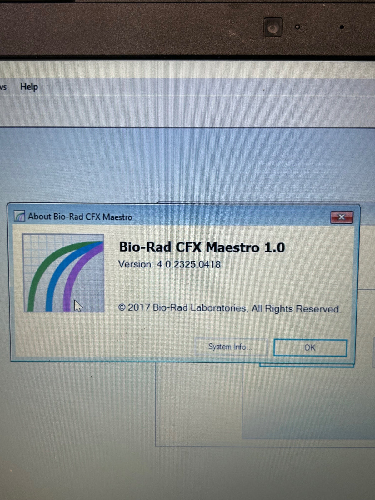Bio Rad C1000 CFX96 Optics Module Laptop w/ CFX Maestro